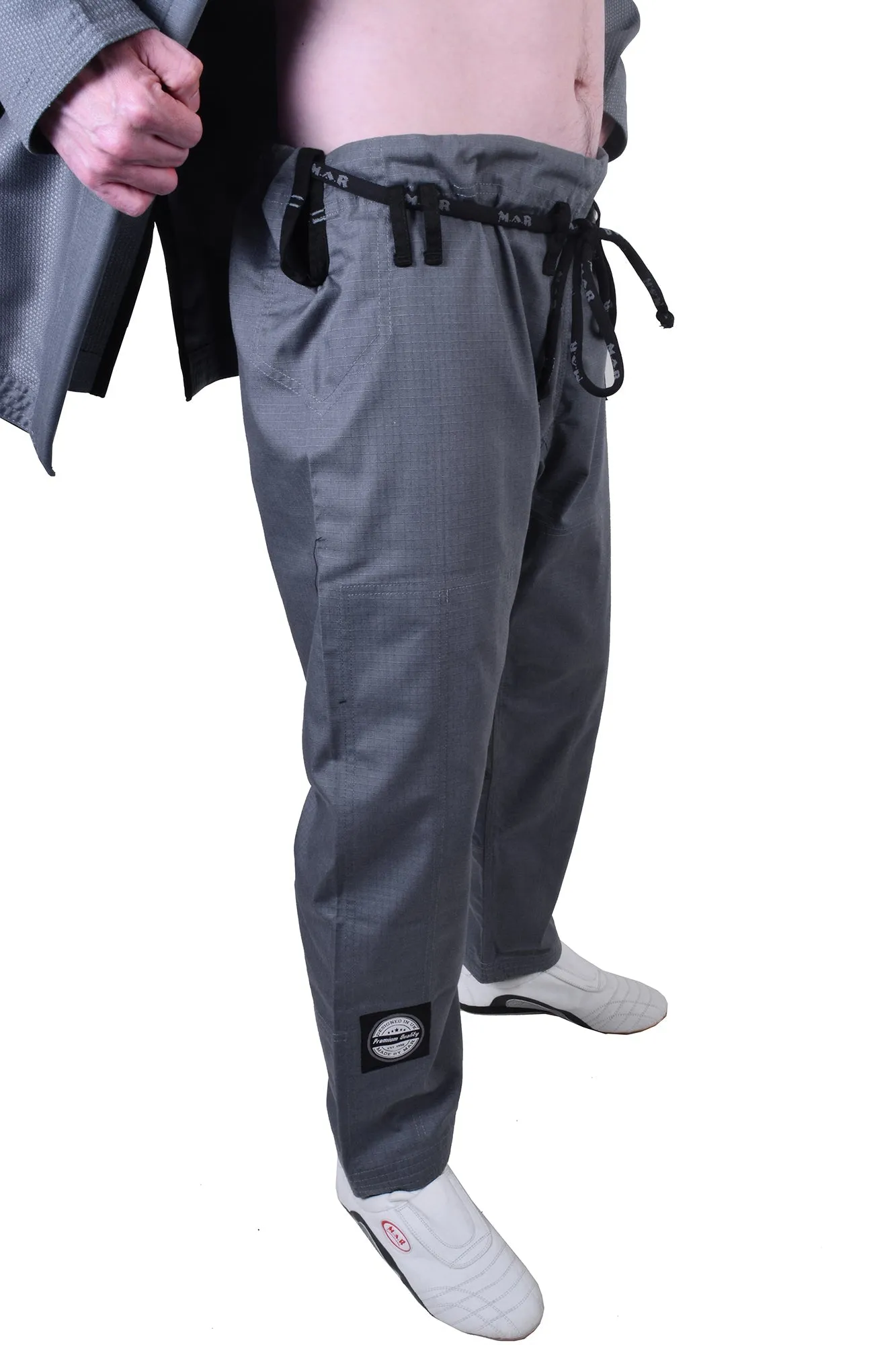 MAR-064C | Grey Brazilian Jiu-Jitsu Uniform - 480gsm