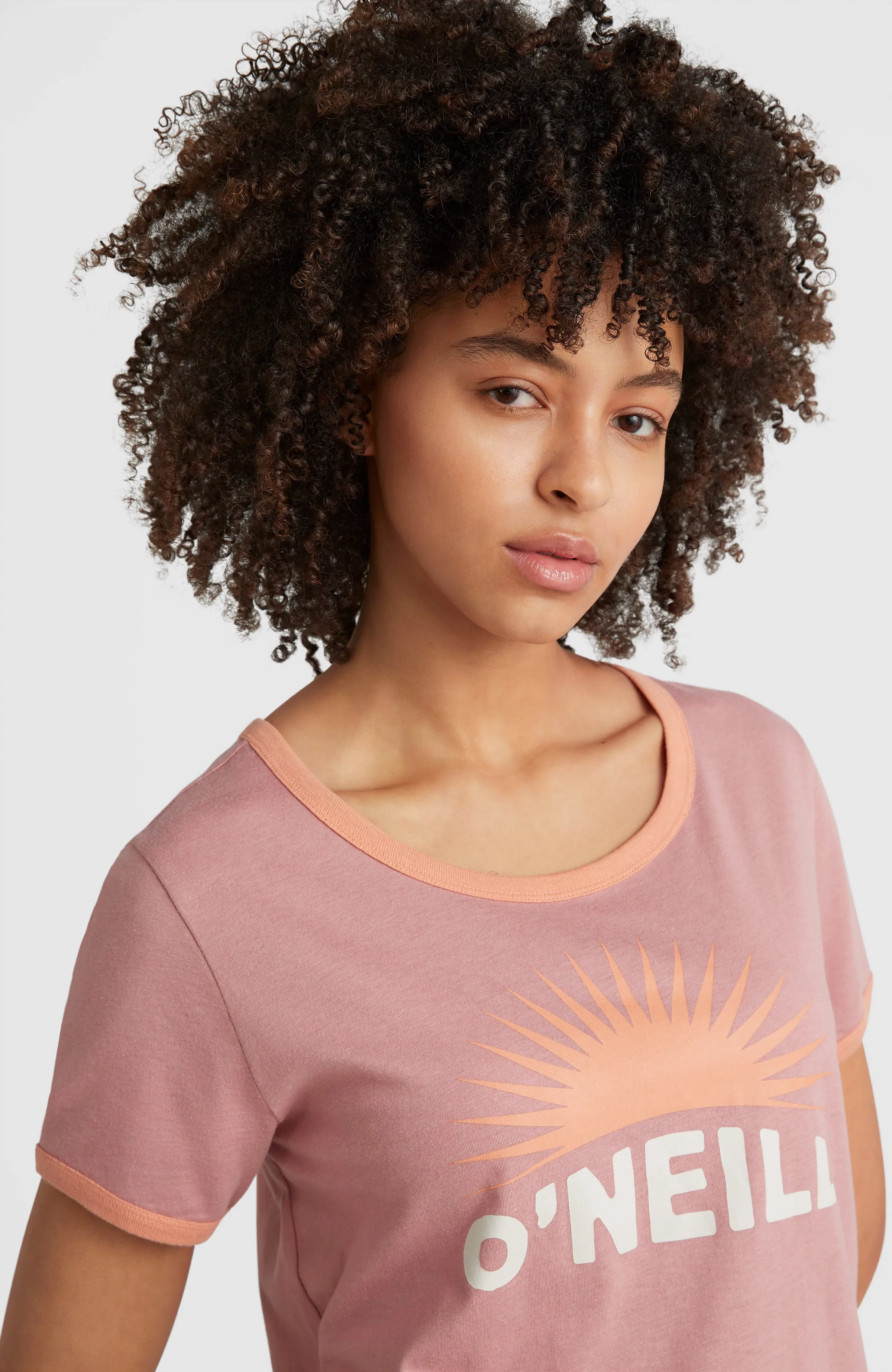 Marri Ringer T-Shirt | Ash Rose