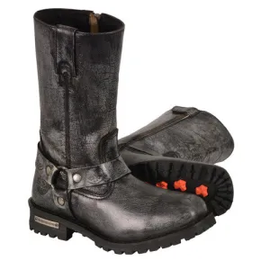 Men's Distressed Gray 11"Inch Square Toe Boot