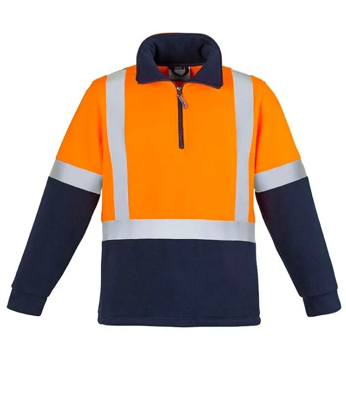 Mens Hi Vis Fleece Jumper - Shoulder Taped