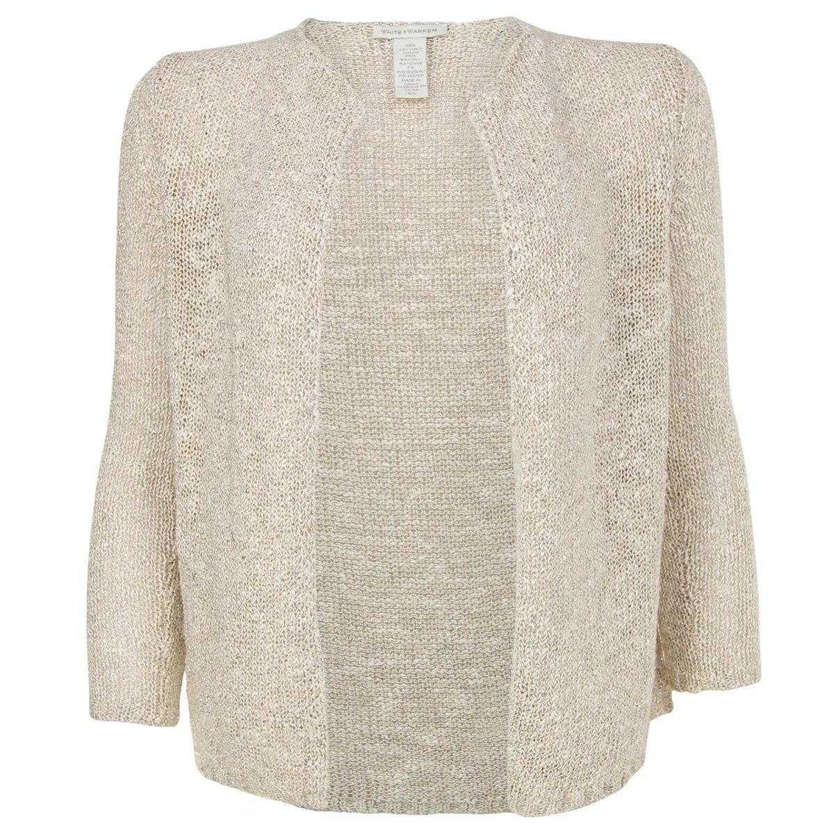 Metallic Gold Knit Cardigan