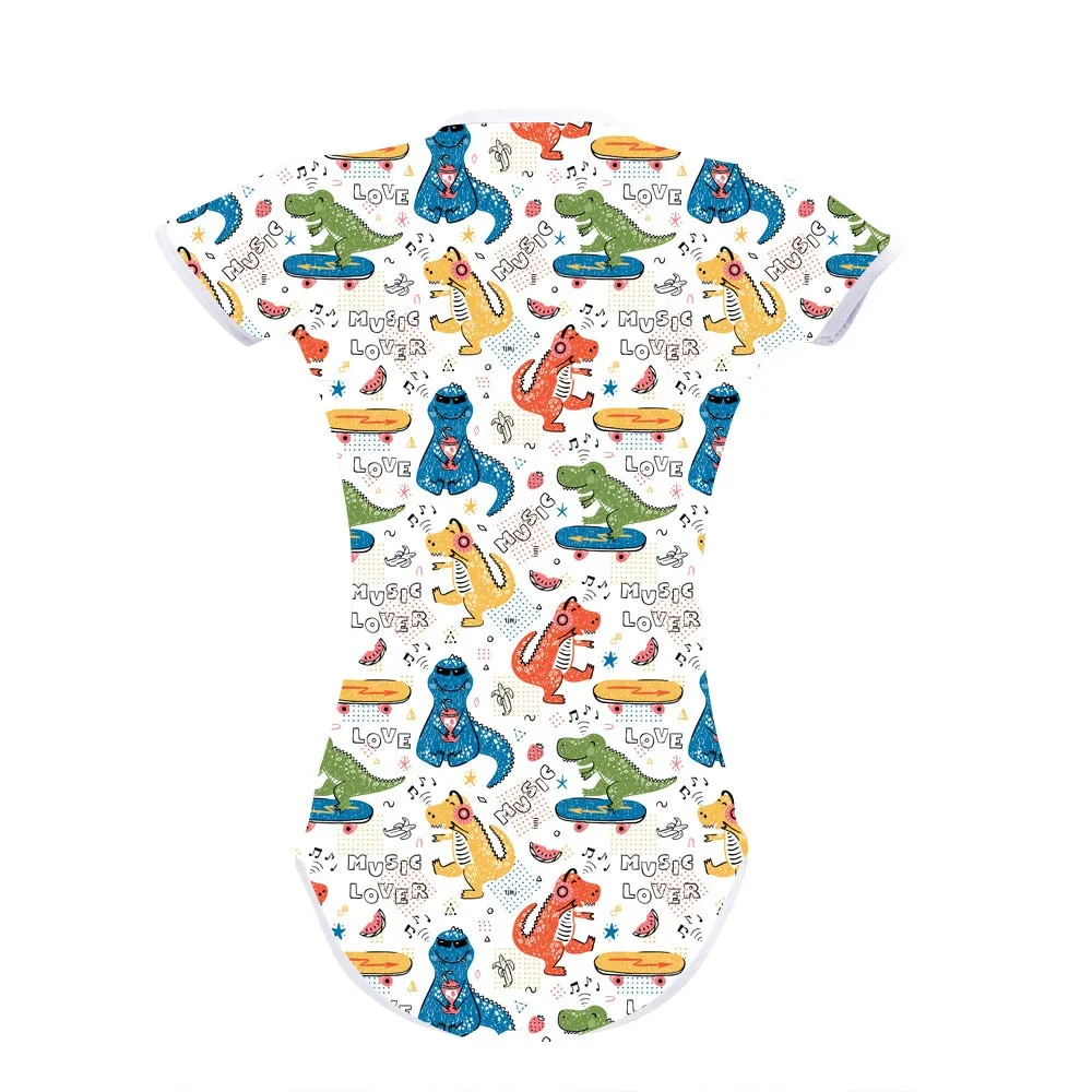 Music Lover Dino Onesie