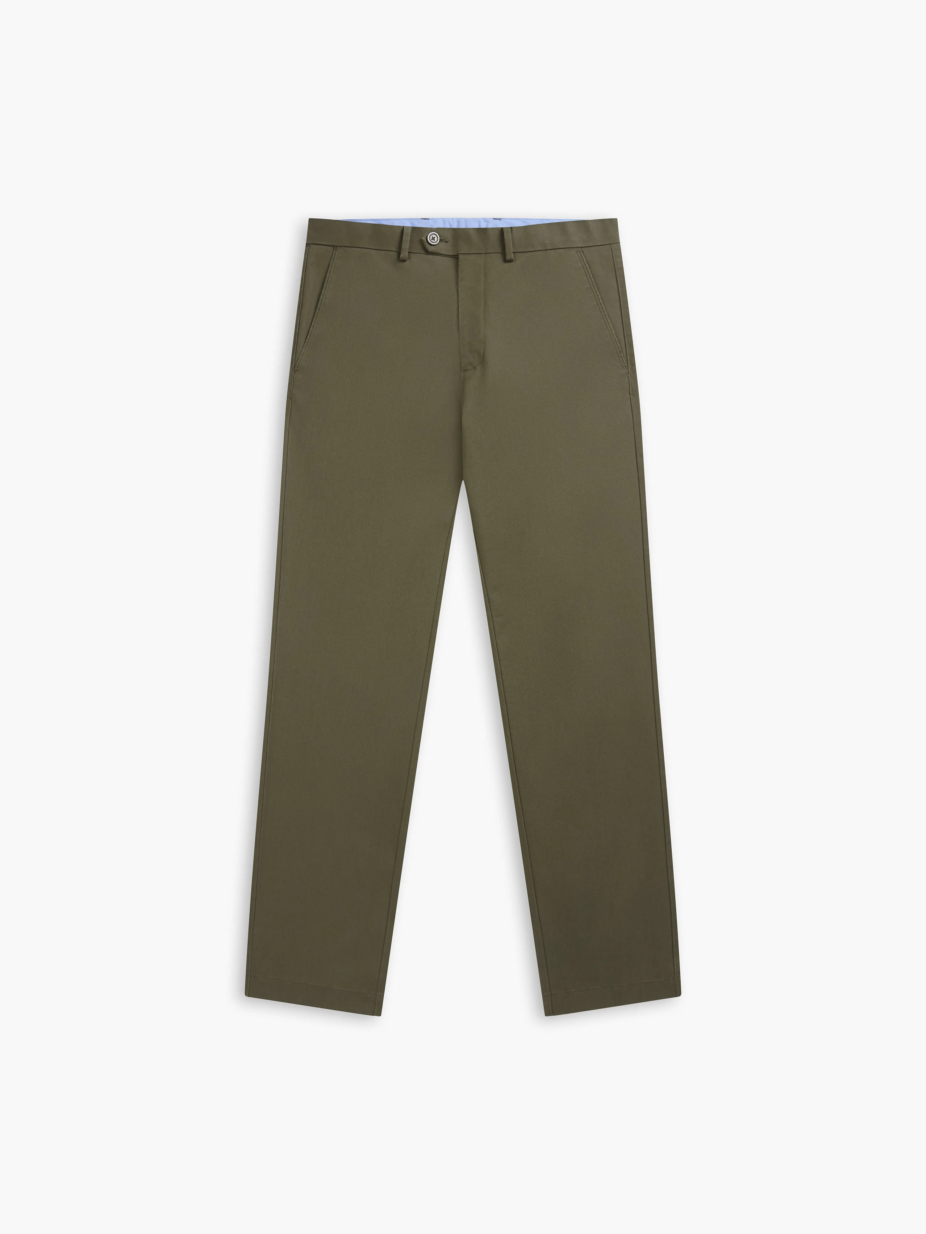 Non Iron Radcliffe Slim Fit Olive Chino