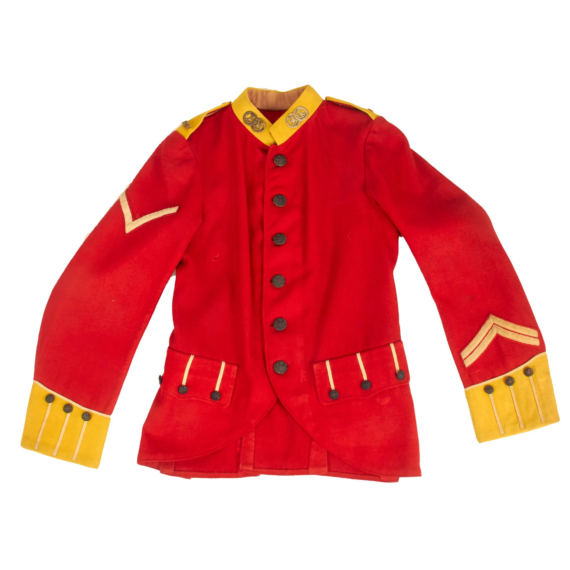 Original British Pre-WWI Era Argyll and Sutherland Highlanders (Princess Louise's) Scarlet Tunic