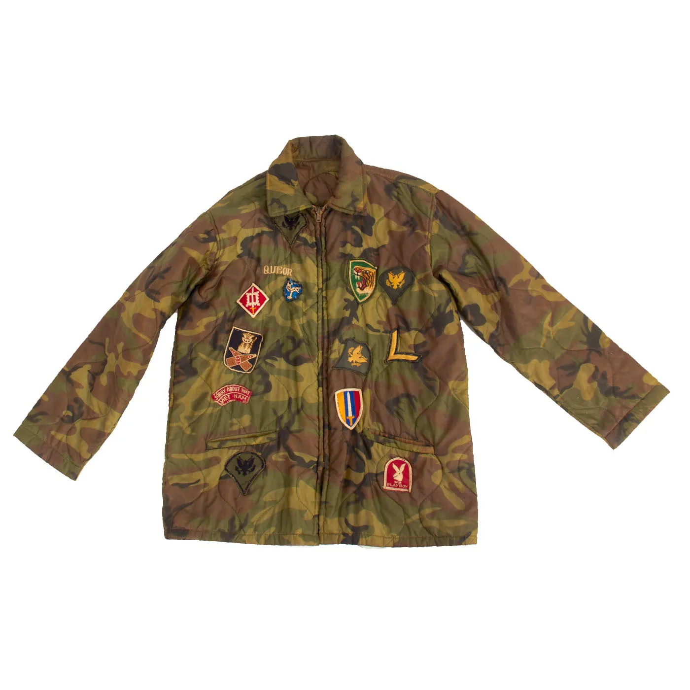 Original U.S. Vietnam War Sukajan Embroidered and Patched Souvenir Jacket