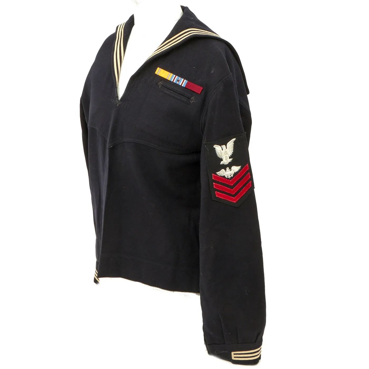 Original U.S. WWII USN Airship Service Jumper with Cap - As Seen in Book