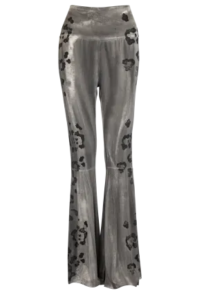 Pat Dahnke Flared Leopard Print Pants