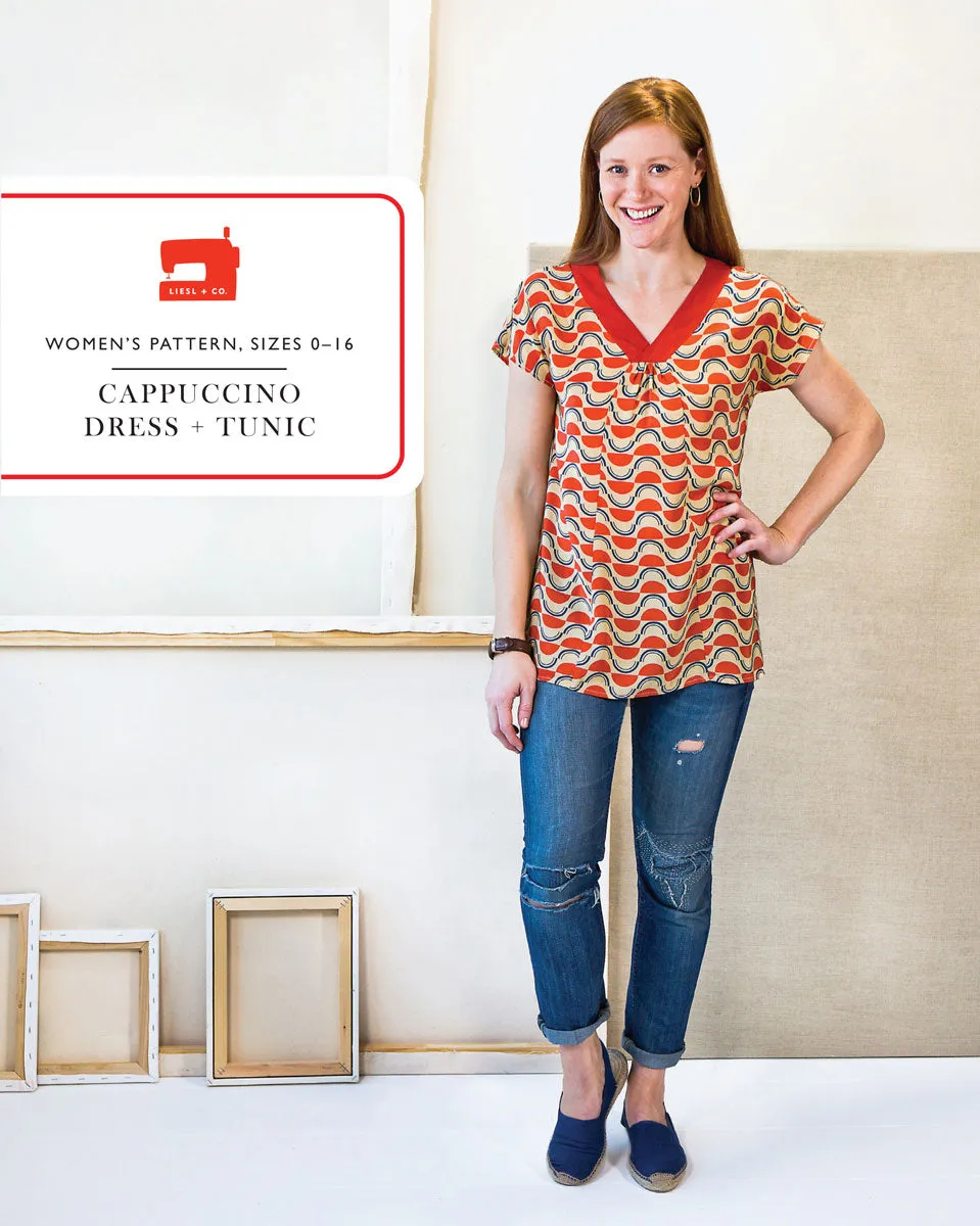 PDF Pattern - Cappuccino Dress   Tunic | Liesl   Co