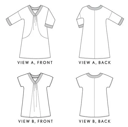 PDF Pattern - Cappuccino Dress   Tunic | Liesl   Co