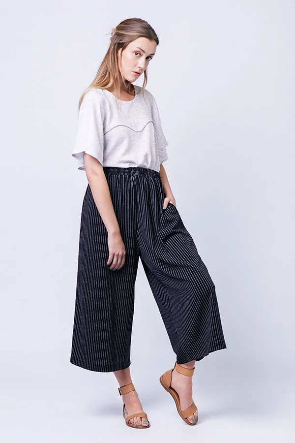 PDF Pattern - Ninni Elastic Waist Culottes | Named Clothing