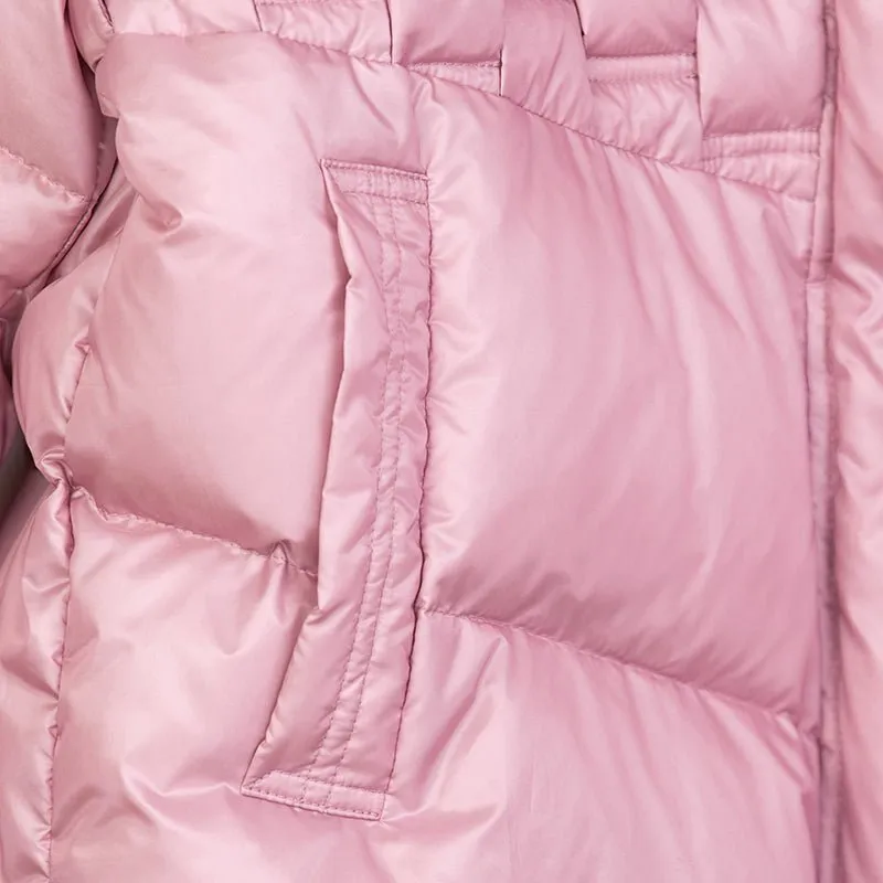 Pink Short Down Coats Puffer Jacket