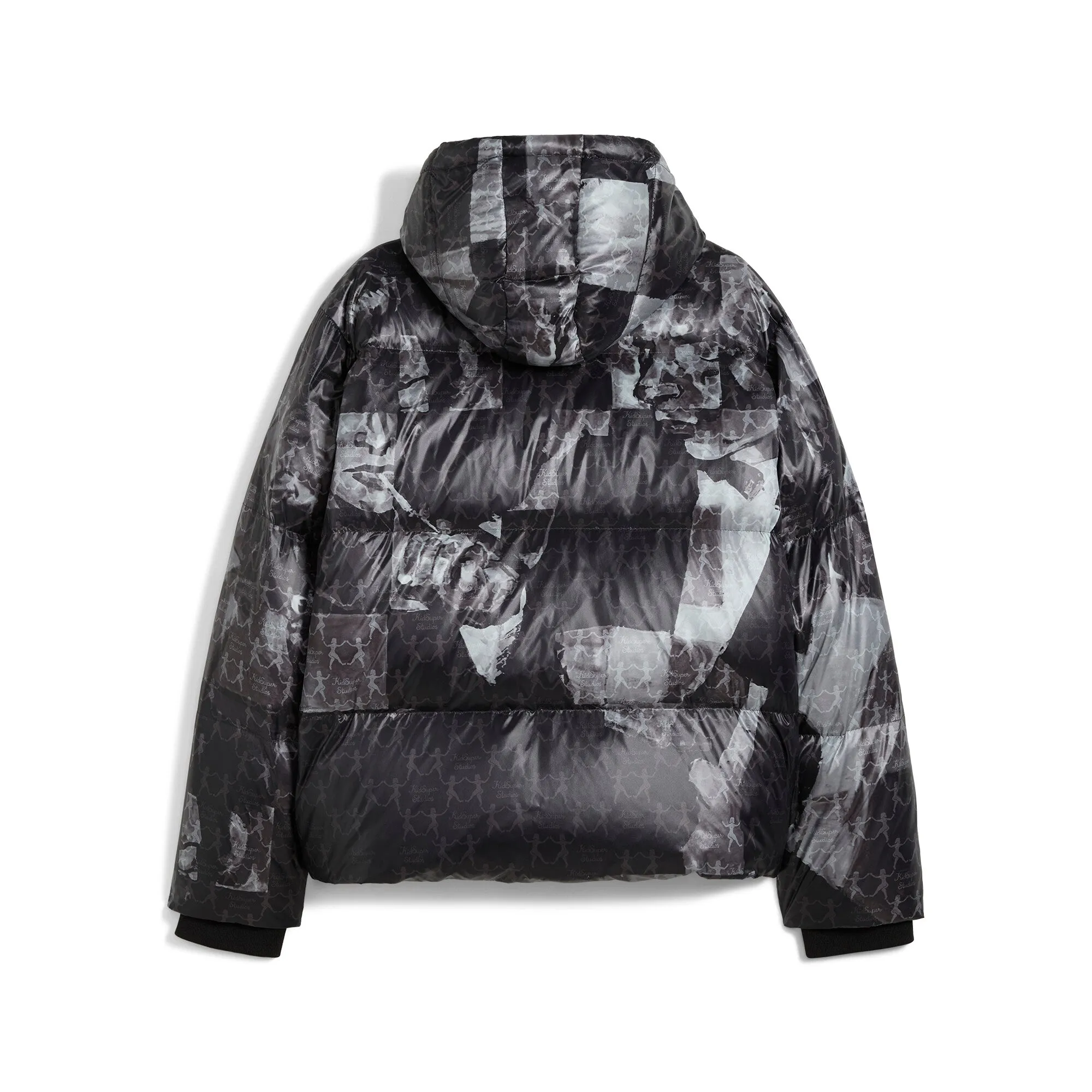 Puma x KidSuper MMQ AOP Puffer Jacket [Puma Black]