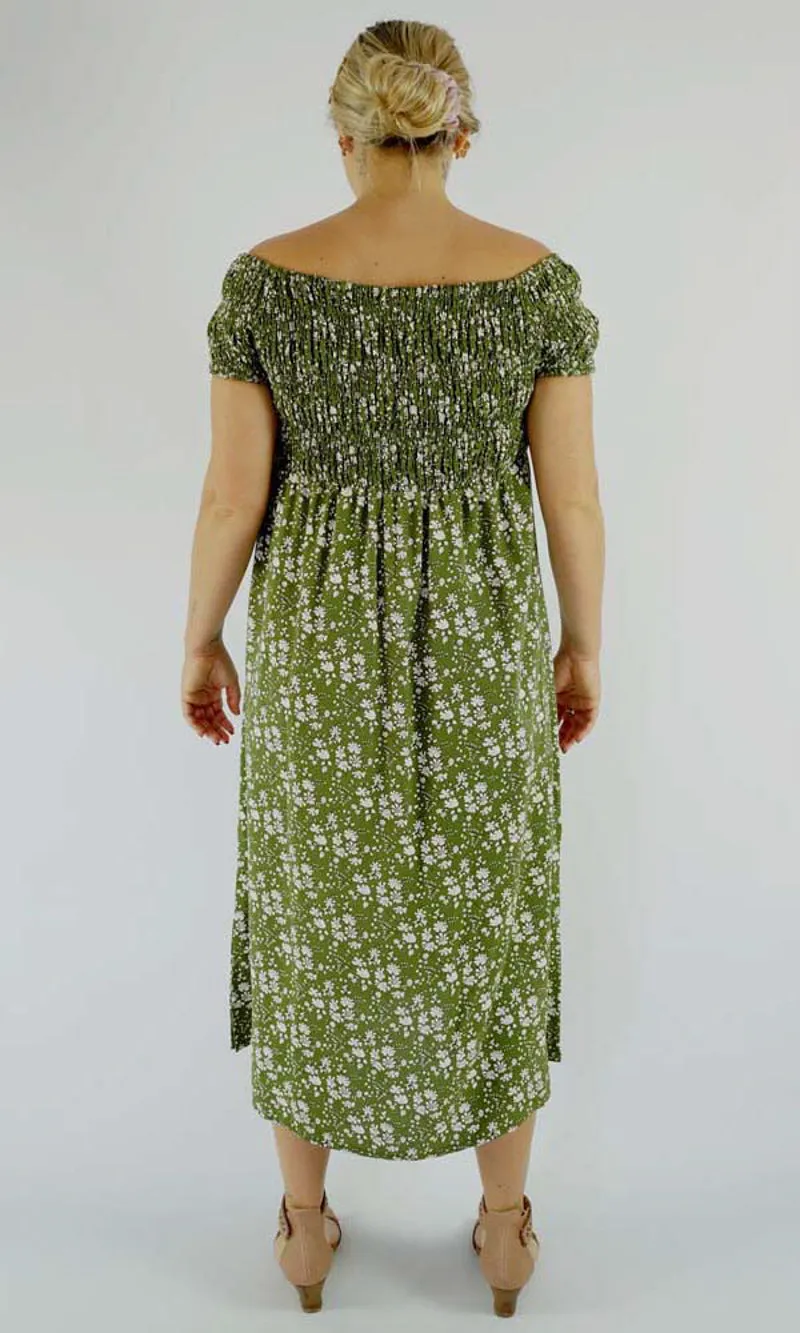 Rayon 3/4 Willow Dress Blossom, More Colours