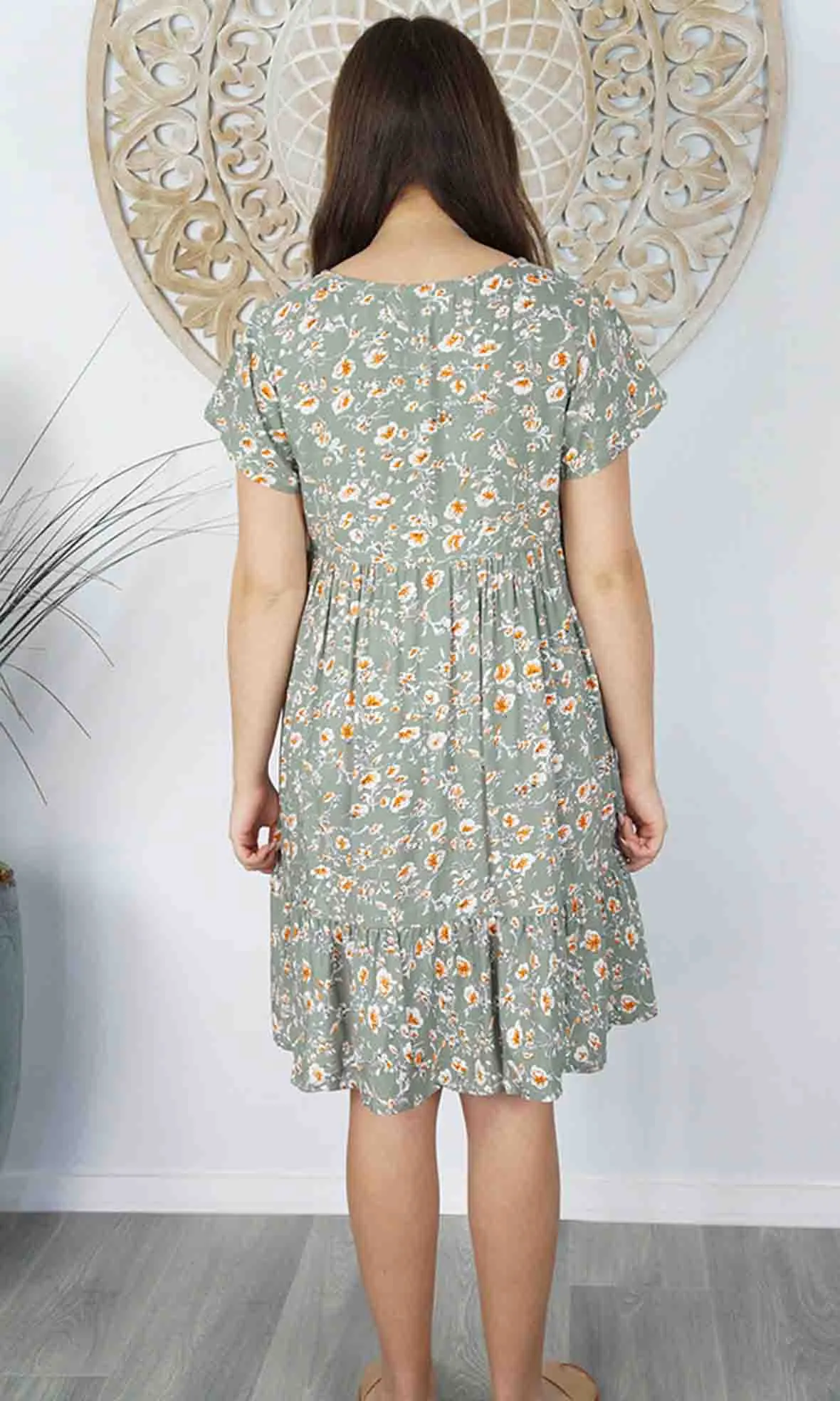 Rayon Dress Kiki Spring Flower, More Colours