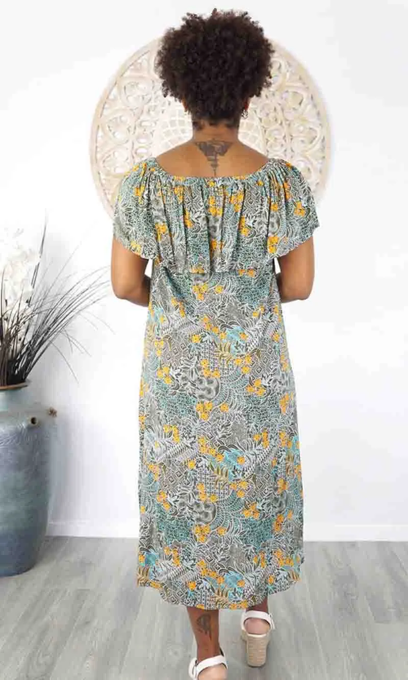 Rayon Dress Leo Paisley Batik, More Colours