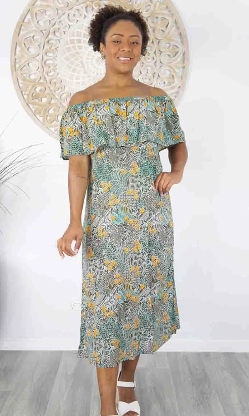 Rayon Dress Leo Paisley Batik, More Colours