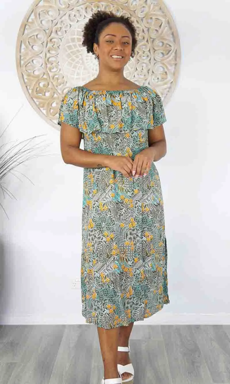 Rayon Dress Leo Paisley Batik, More Colours