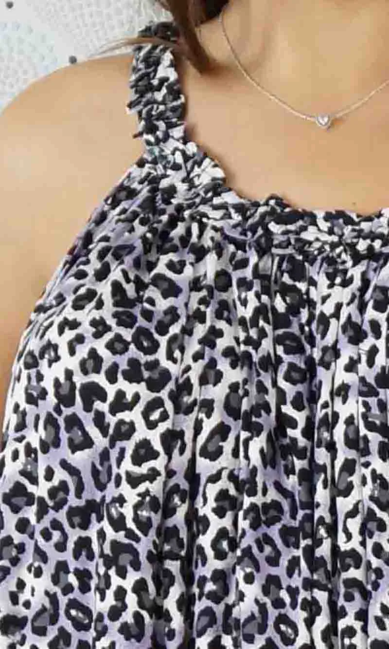 Rayon Dress Magnum Short Baby Cheetah, More Colours