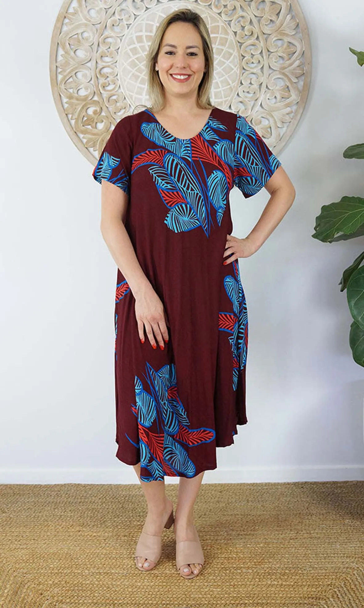 Rayon Dress Newport Fishbone, More Colours