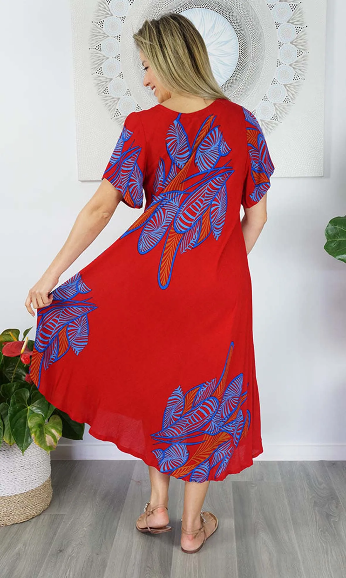 Rayon Dress Newport Fishbone, More Colours