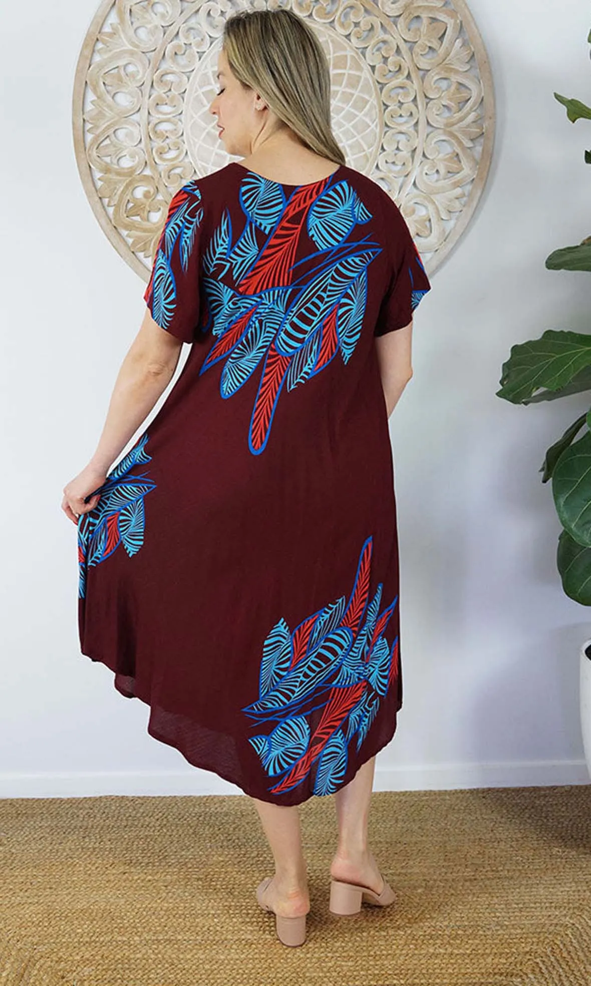 Rayon Dress Newport Fishbone, More Colours