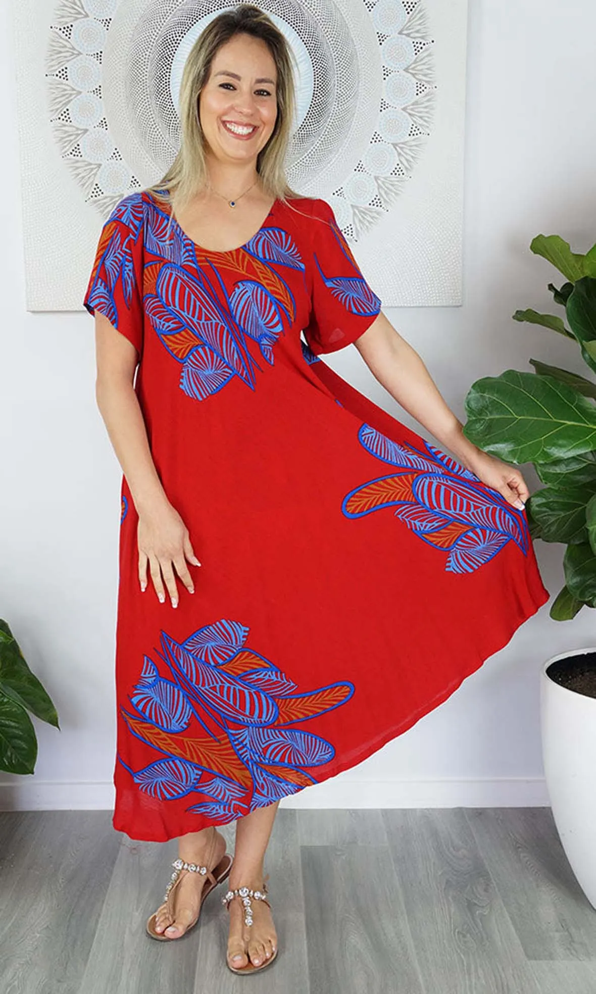 Rayon Dress Newport Fishbone, More Colours