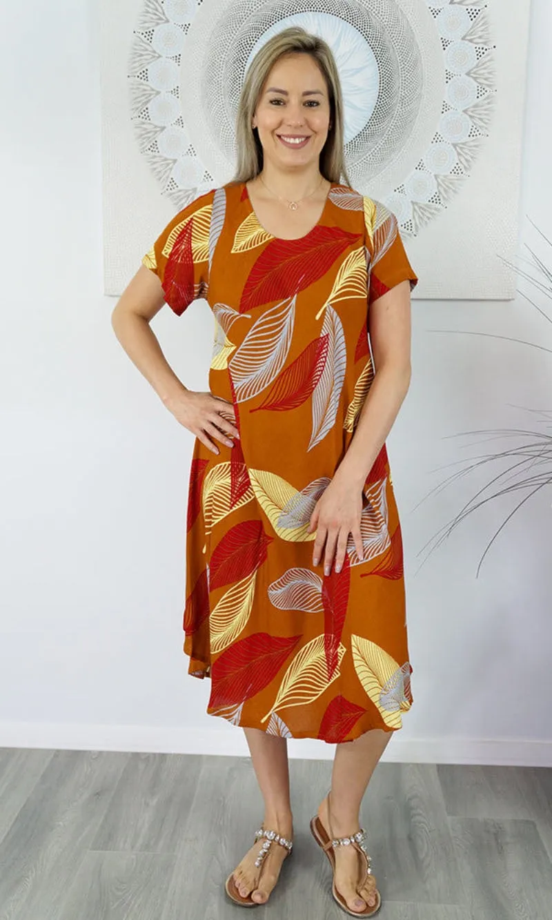 Rayon Dress Newport Habitat, More Colours