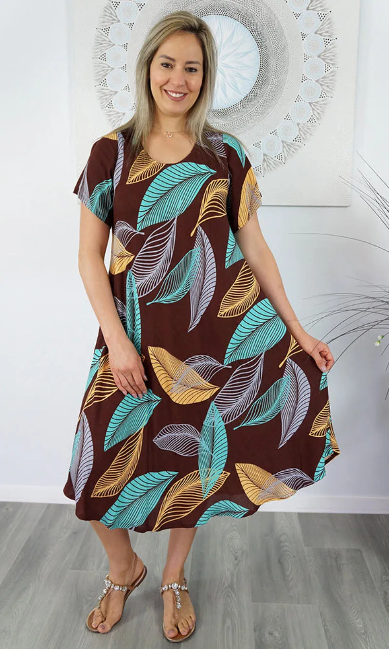 Rayon Dress Newport Habitat, More Colours