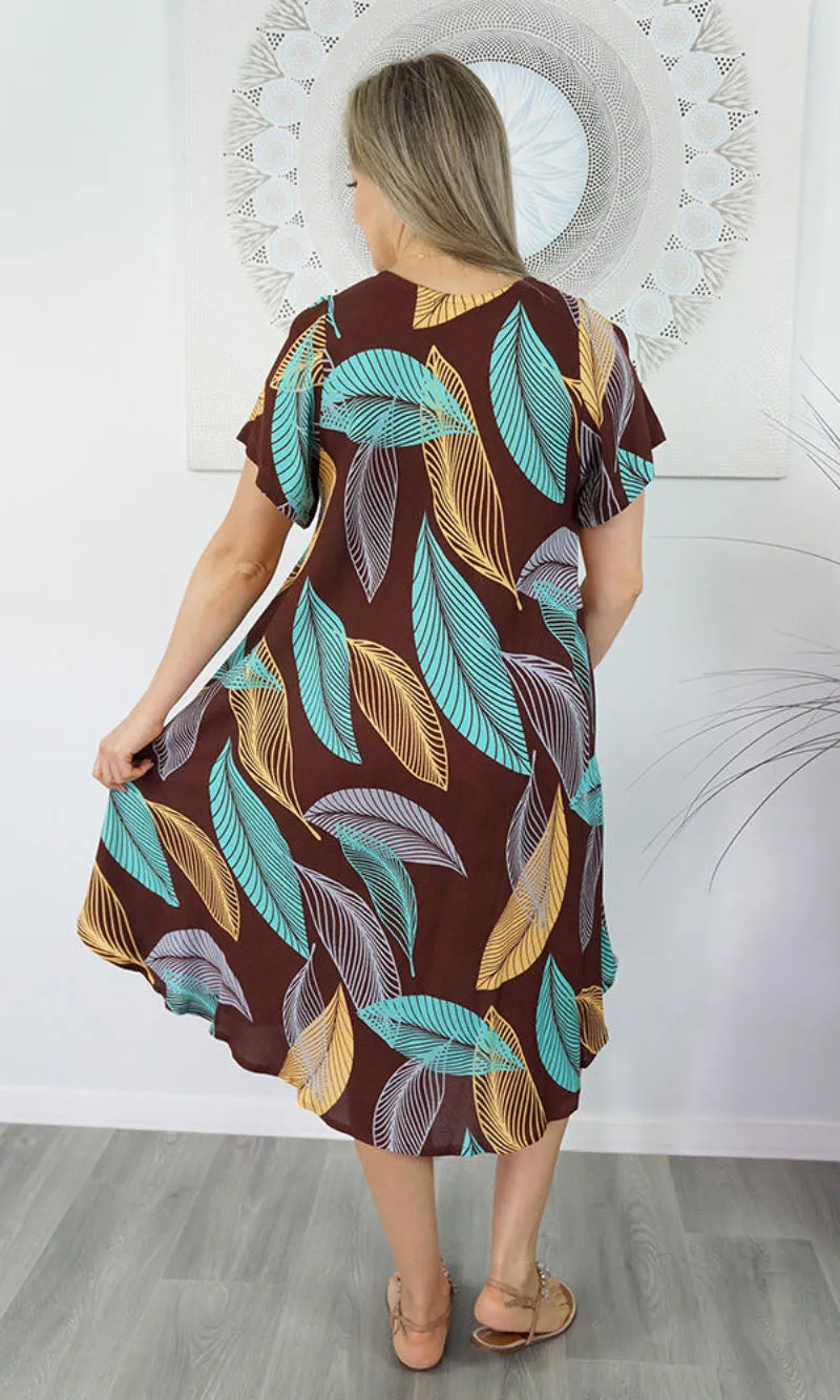 Rayon Dress Newport Habitat, More Colours