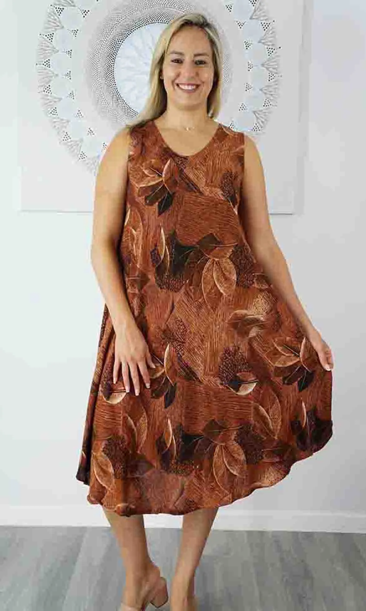 Rayon Dress Niche Paintbrush, More Colours