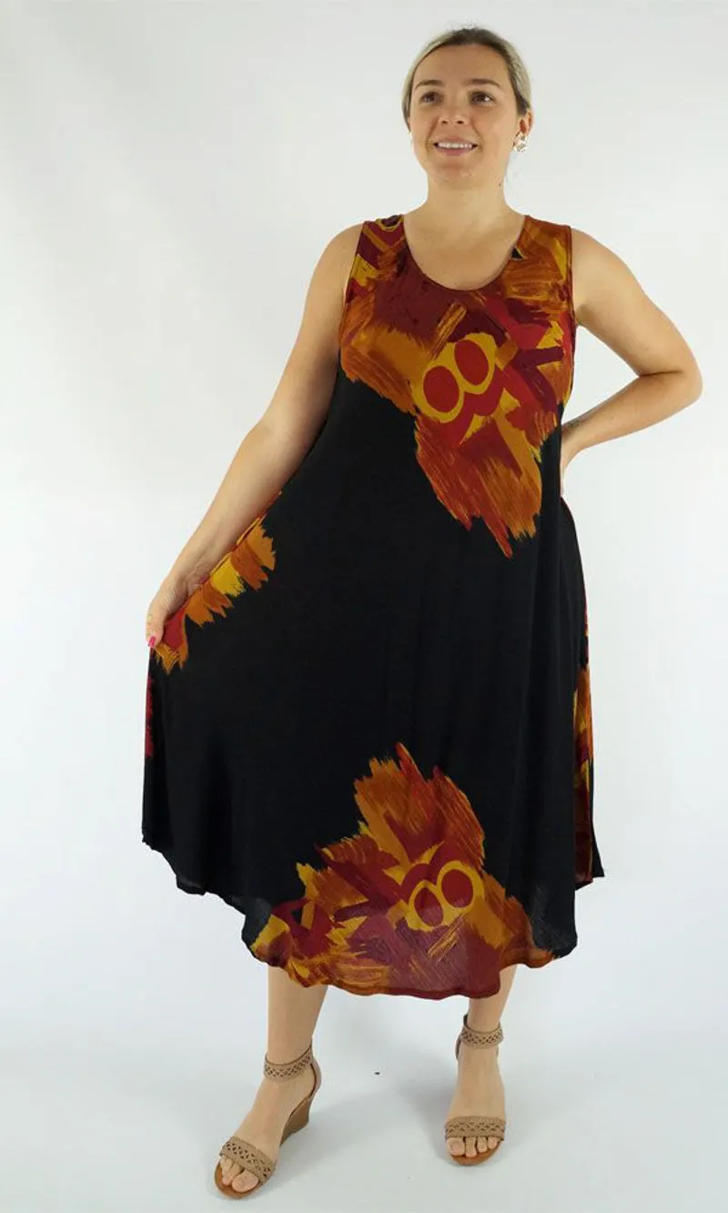 Rayon Dress Niche Revolution, More Colours