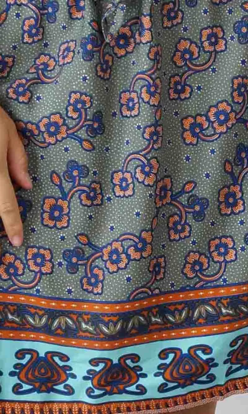 Rayon Dress Papaya Neptune, More Colours