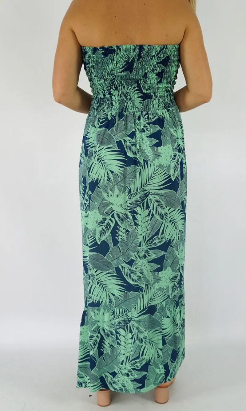 Rayon Dress Salsa Palm Meadow, More Colours