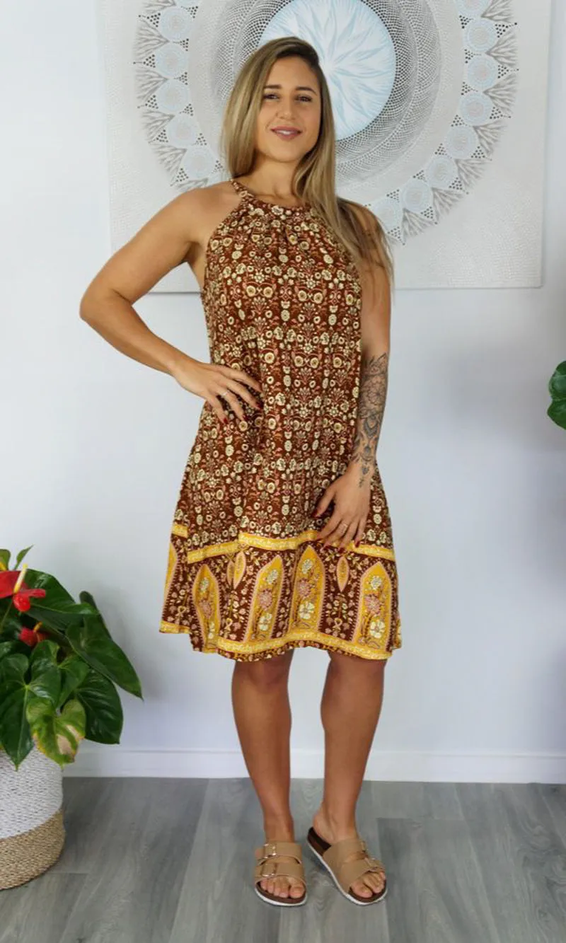 Rayon Dress Short Chloe Cathedral, More Colours