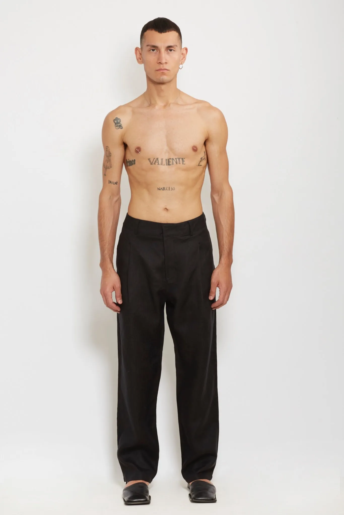 Rico: Black Linen Pants