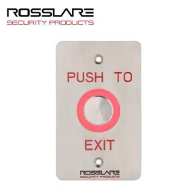 Rosslare - EX06EO -  Request To Exit Button w/Toggle - Analog Piezo- 10-24 VDC