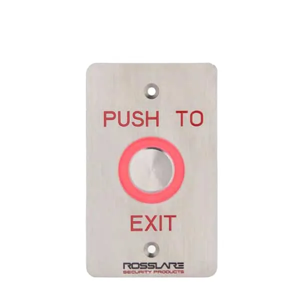 Rosslare - EX06EO -  Request To Exit Button w/Toggle - Analog Piezo- 10-24 VDC