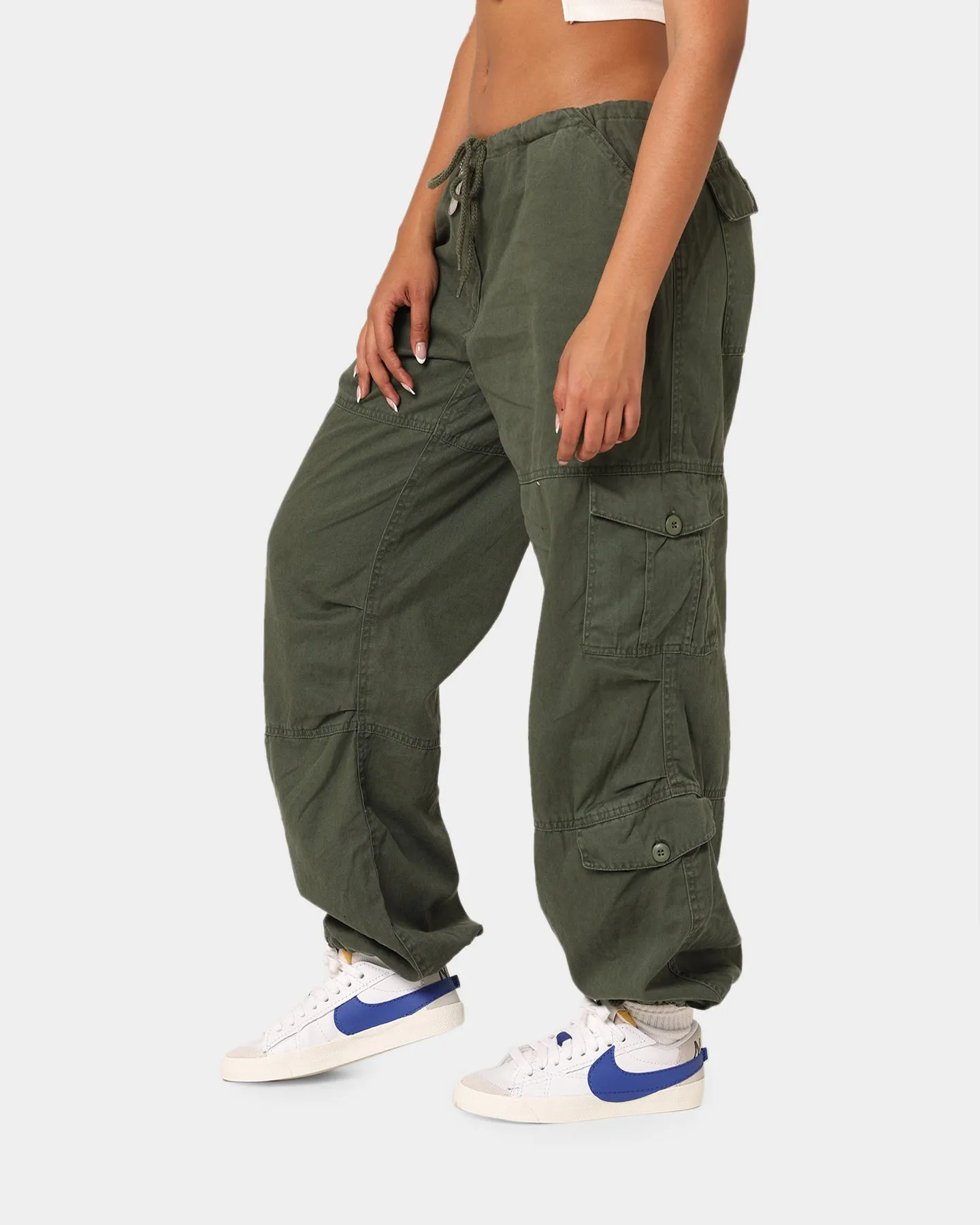 Rothco Women's Vintage Paratrooper Fatigue Cargo Pants Olive