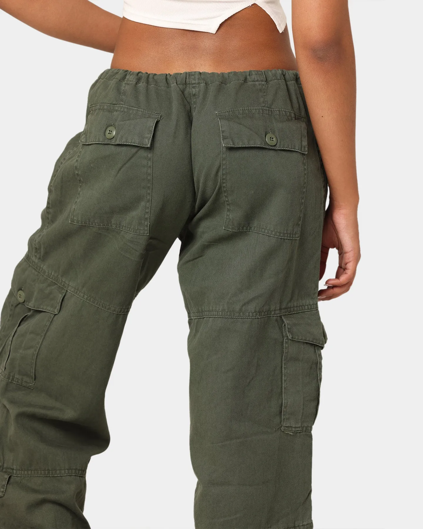 Rothco Women's Vintage Paratrooper Fatigue Cargo Pants Olive