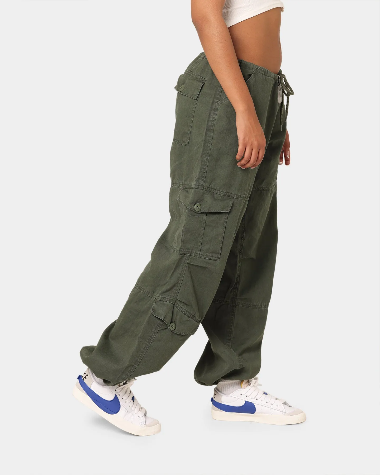 Rothco Women's Vintage Paratrooper Fatigue Cargo Pants Olive