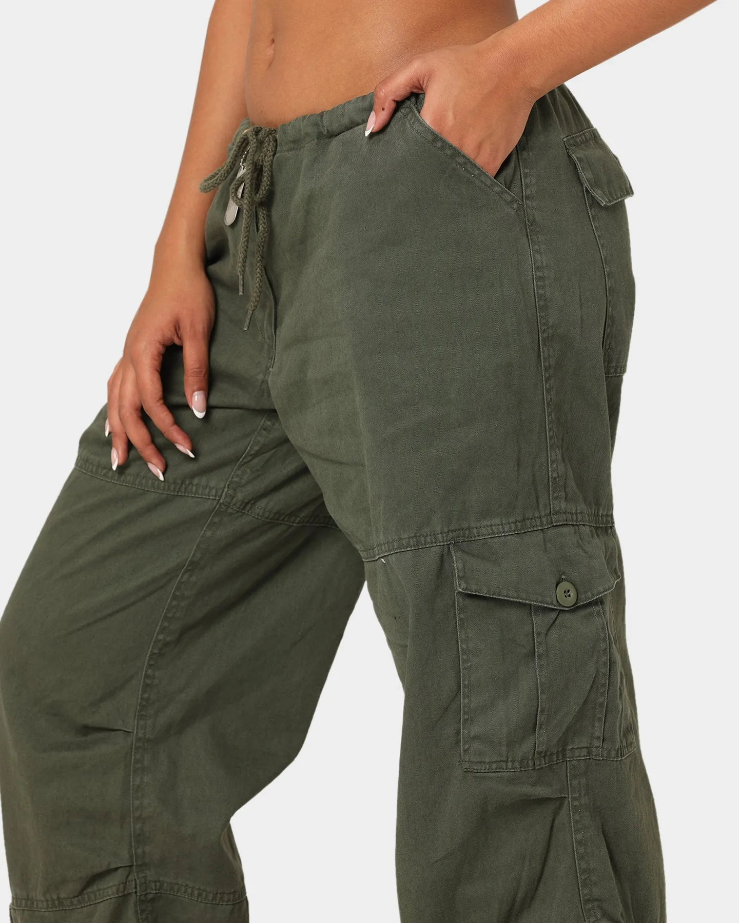 Rothco Women's Vintage Paratrooper Fatigue Cargo Pants Olive