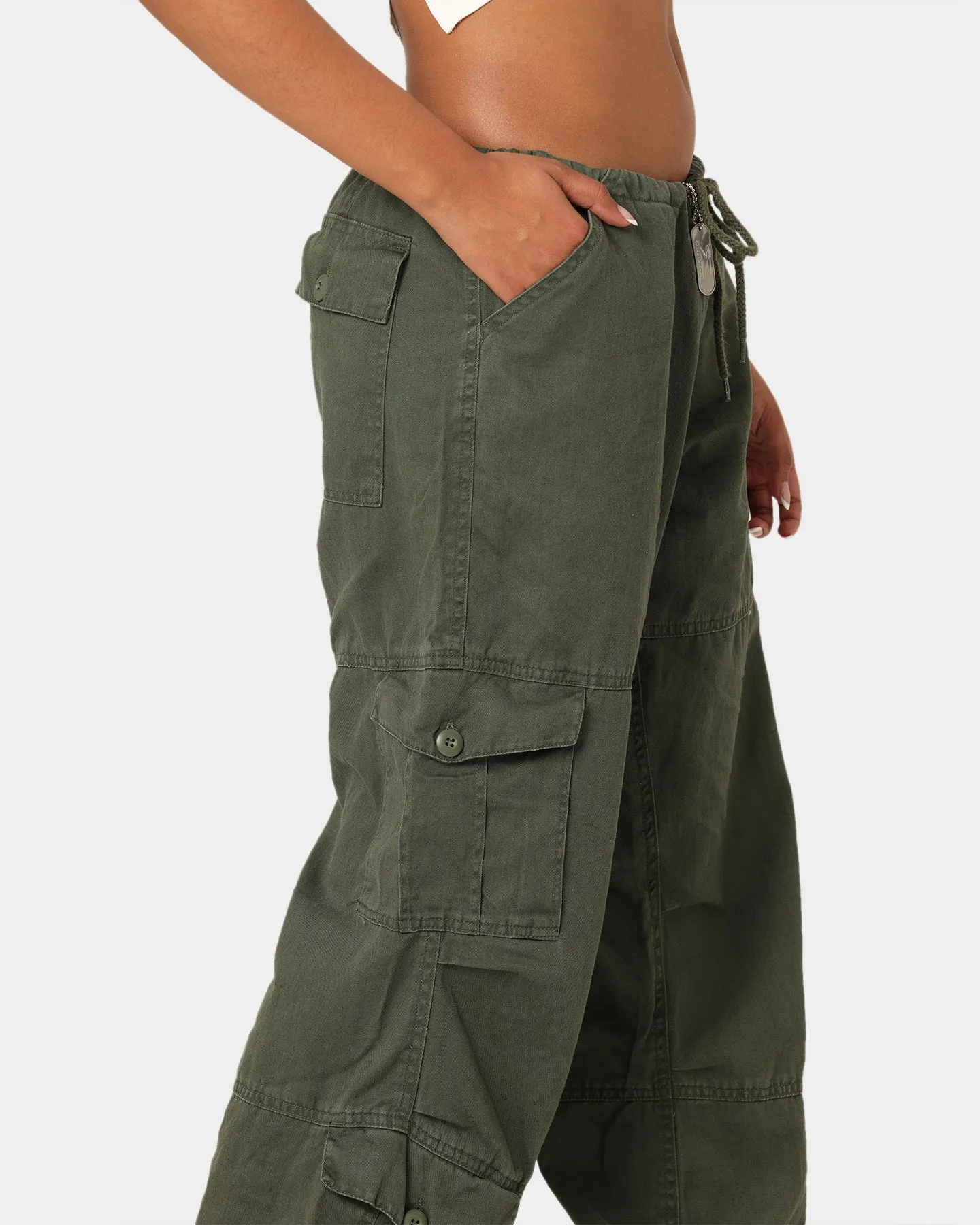 Rothco Women's Vintage Paratrooper Fatigue Cargo Pants Olive