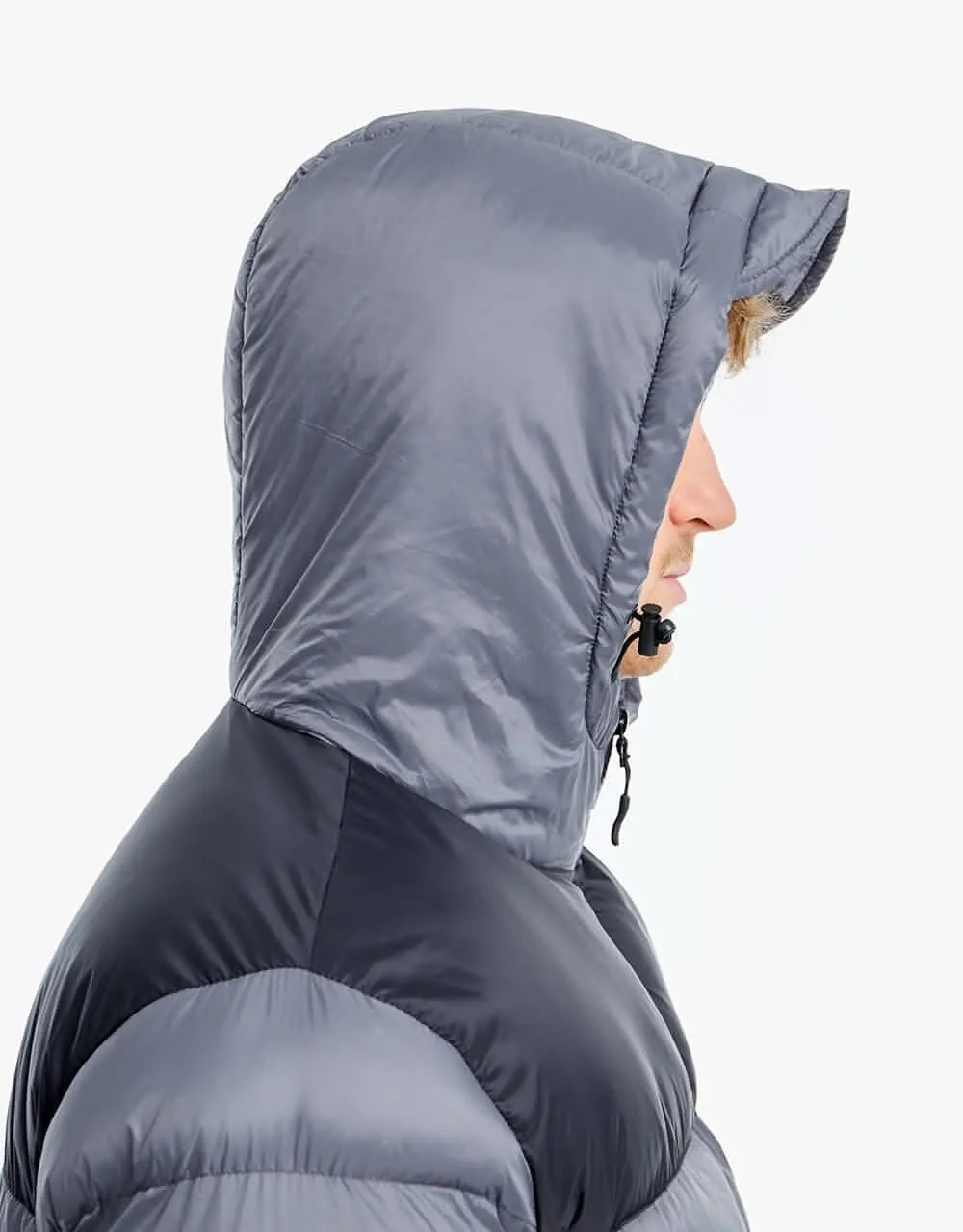 Route One Vostok Hooded Puffer Jacket - Charcoal/Black