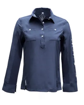 Safari Sun Shirt with UPF 50  Sun Protection- Classic Navy