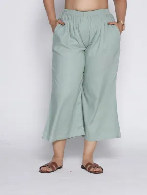 SageGreen Rayon Culottes