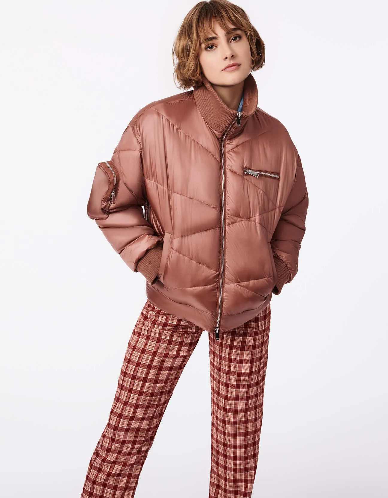 Sleeve Surprise Puffer Jacket