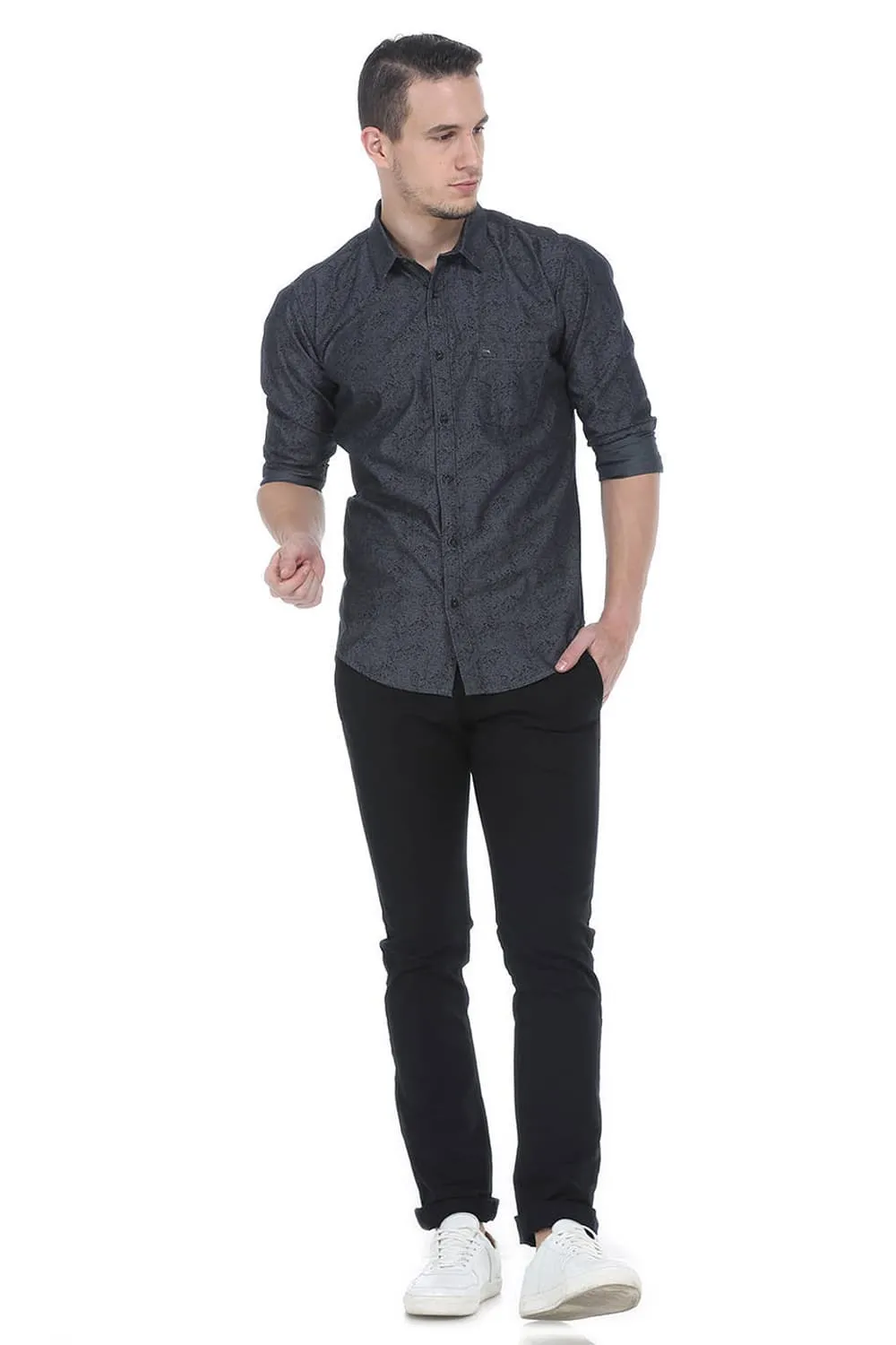 Slim Fit Printed Shirt