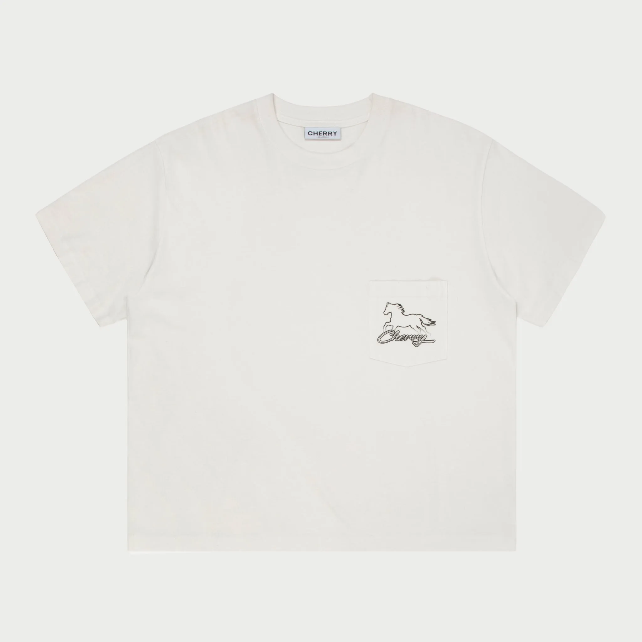 Stardust Boxy Pocket Tee (Vintage White)