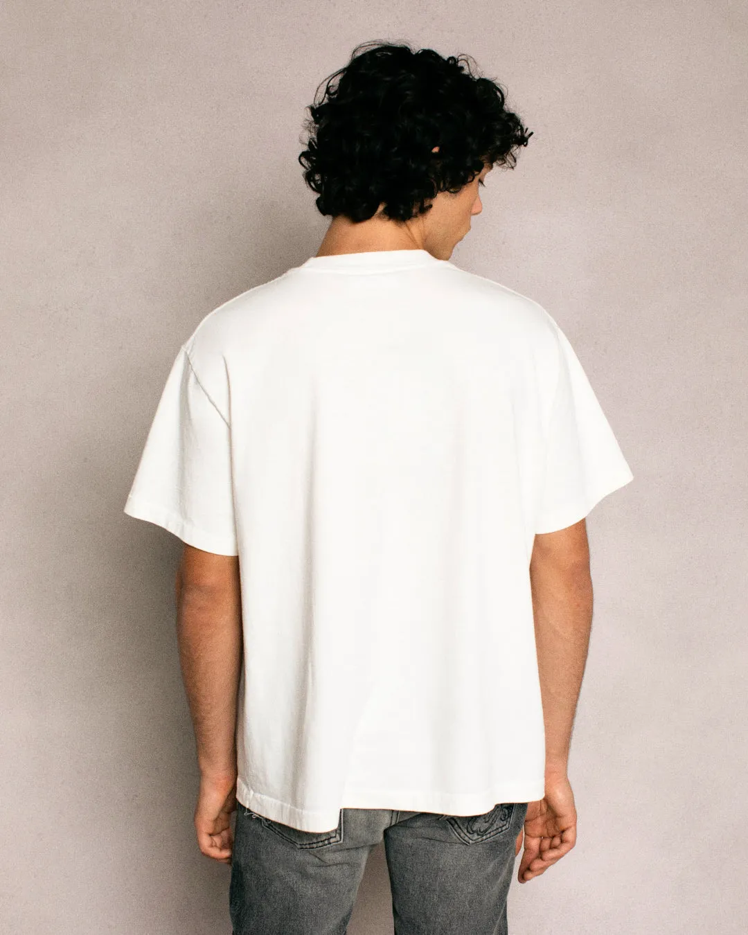 Stardust Boxy Pocket Tee (Vintage White)