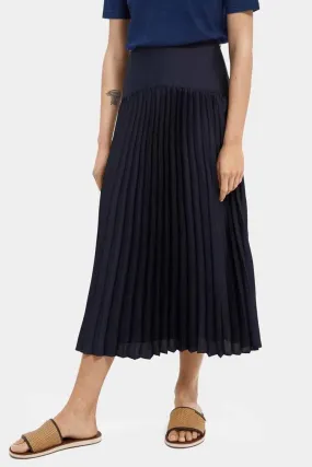 Structured Longer Skirt in Night | FINAL SALE